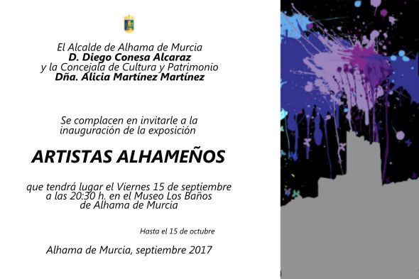 Exposicin 22Artistas alhameos22 en Museo Los Baos de Alhama de Murcia.jpg
